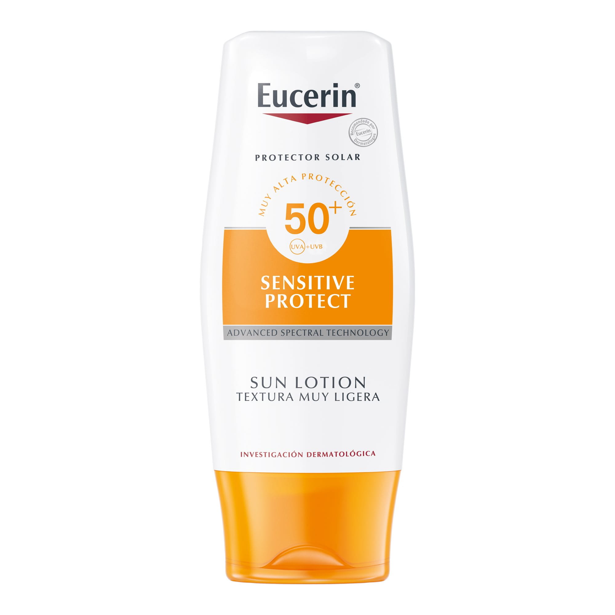 Protector Solar Textura Muy Ligera para Piel Sensible FPS 50+ | Eucerin